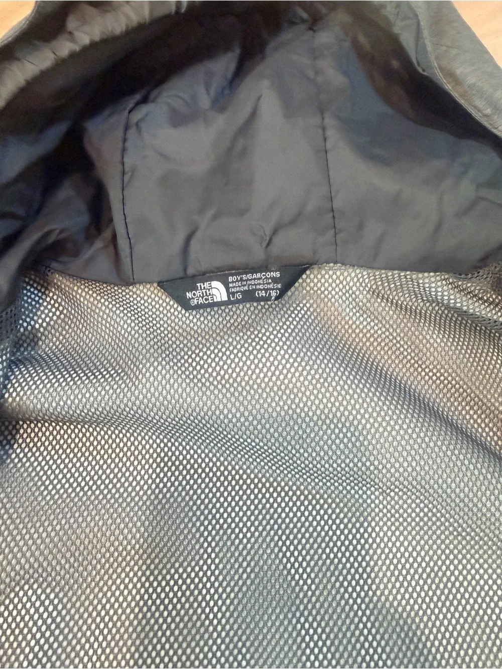 The North Face 3 in 1 Yellow and Gray Hooded Jacket